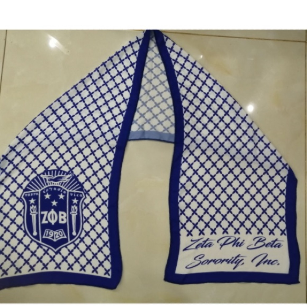 New Zeta Phi Beta Sorority Inc scarf